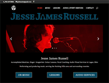 Tablet Screenshot of jessejamesrussell.com